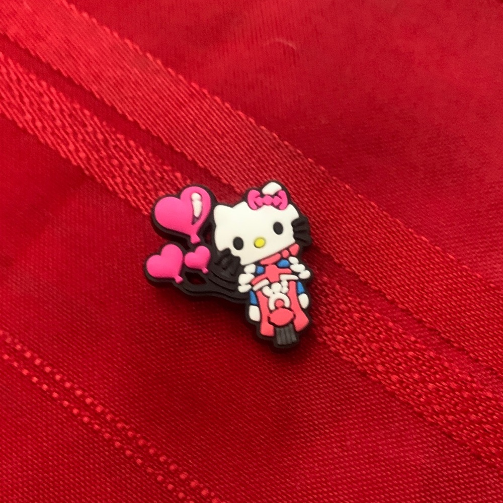 Hello Kitty Pink and Black Charm jibbitz